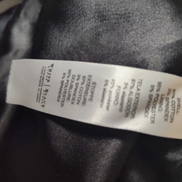 White House Black Market Halter Tank B/W/Pink Floral Side Zip Sleeveless Size 14 - Picture 4 of 10